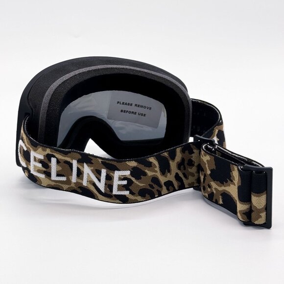 NEW  CELINE GOOGLES CL40196U SKI MASK 99C BLACK UNISEX SKI MASK CELINE main image 8